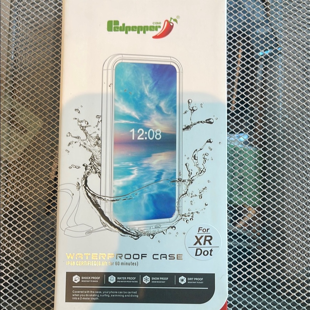 White Waterproof Phone Case for Y5 2019